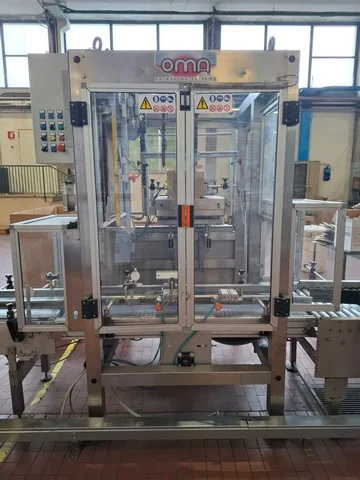 Used OMA INS ALV Carton Packaging Machine for Wine Lines AA 65 for wine bottling lines