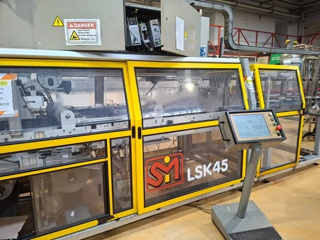 Used SMI LSK 45 Shrink Wrapper for Wine Bottling Lines F 84 for wine bottling lines