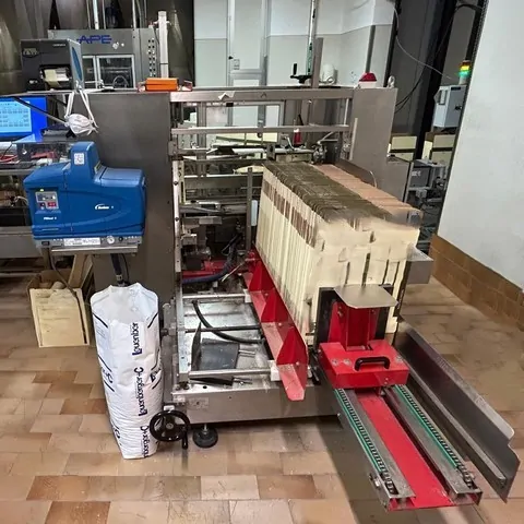 Used APE FORM 1200 HMA Case Erector for Wine Bottling Lines G 90 for wine bottling lines