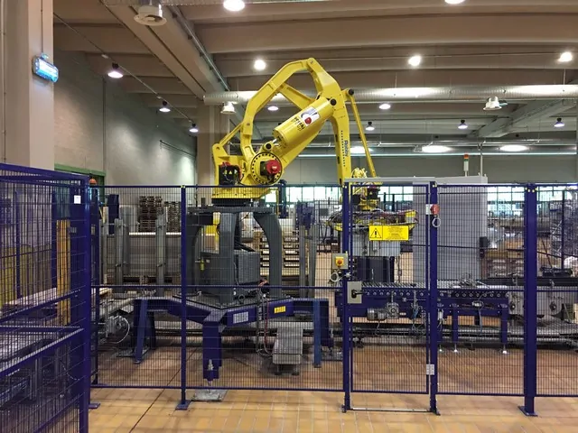 Used Berchi Palletizer for Wine Bottling Lines R 32 for wine bottling lines