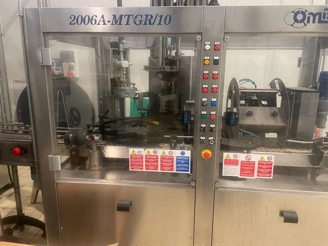 Used OMBF 2006 - MTGR/10 Sparkling Wine Corking Machine X 468 for wine bottling lines