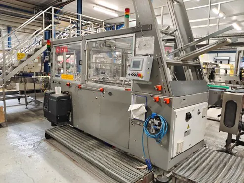 Used Atlanta raffaello Wine Case Packer JL 270 for wine bottling lines