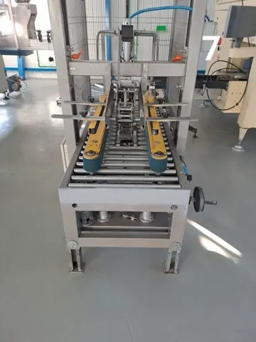 Used TMG A1 E M1 Wine Case Packing Monoblock JM 92 for wine bottling lines