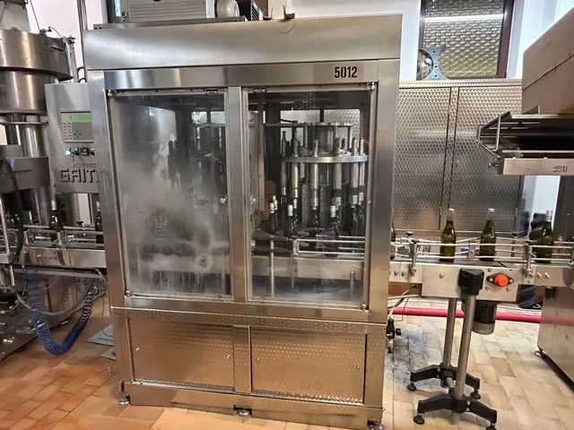 Used GAI Bottle Washer-Dryer for Wine Bottling Lines M 76 for wine bottling lines