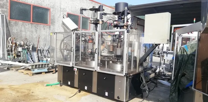 Used Robino & Galandrino Wine Capsuling Machine BC 228 for wine bottling lines