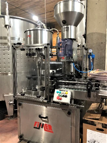 Used Fimer BOTTLING LINE Complete Wine Bottling Line NP 456 for wine bottling lines