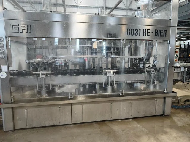 Used GAI 8031RE – BIER - 001 Wine Filling Monoblock QT 798 for wine bottling lines