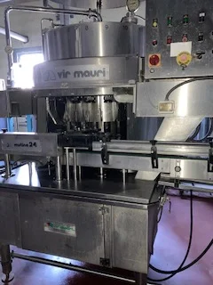 Used Virmauri Complete Wine Bottling Line NP 457 for wine bottling lines