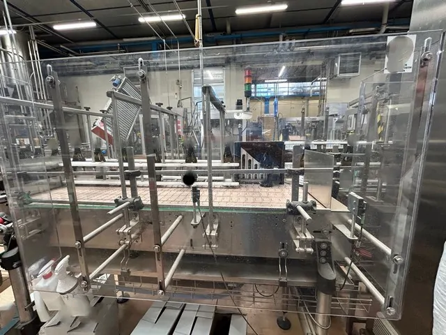 Used Mas Pack Mas 1200 Case Erector for Wine Bottling Lines G 94 for wine bottling lines
