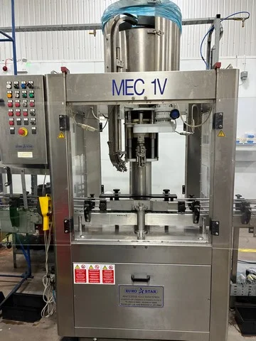 Used Eurostar MEC 1V Wine Capping Machine X 467 for wine bottling lines