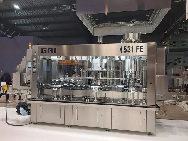 Used GAI 4531FE – BIER - 002 Wine Filling Monoblock QT 799 for wine bottling lines