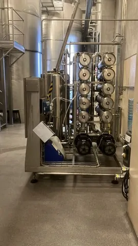Used Permeare Permawine mini Wine Microfiltration System P 21 for wine bottling lines