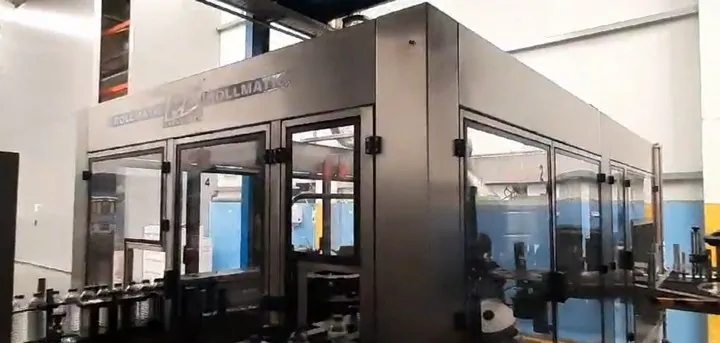 Used P.E. ROLLMATIC N Wine Labelling Machine EA 581 for wine bottling lines