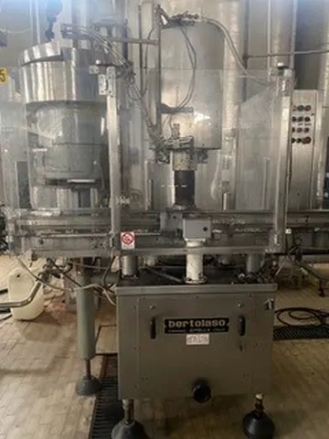Used Bertolaso Wine Capping Machine X 330 for wine bottling lines