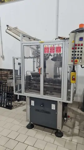 Used Robino & Galandrino Vulcan 3000 L Wine Capsuling Machine BC 383 for wine bottling lines