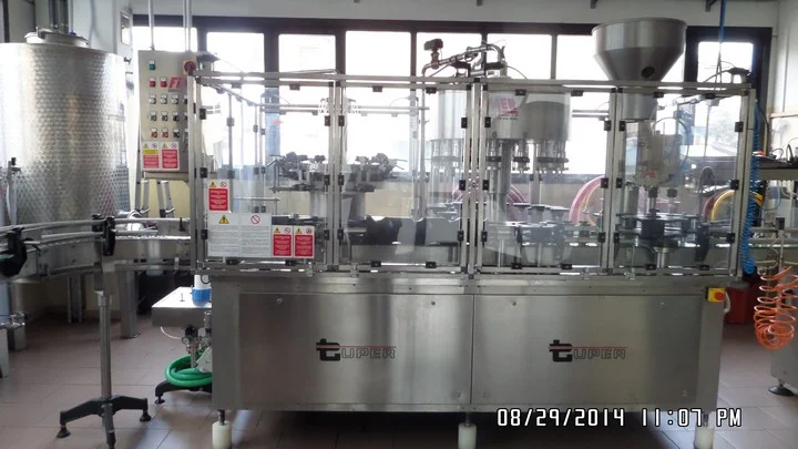 Used Fimer Complete Wine Bottling Line NP 529 for wine bottling lines