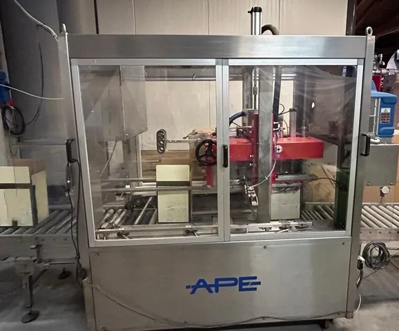 Used APE Case Sealer for Wine Bottling Lines C 78 for wine bottling lines