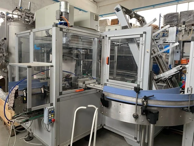 Used Cermex Bag-in-Box Wine Filling Machine OP 8 for wine bottling lines
